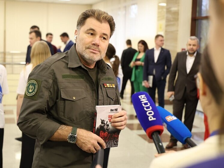 Участник СВО, писатель Олег Рой презентовал свою книгу «Позывной Вологда»