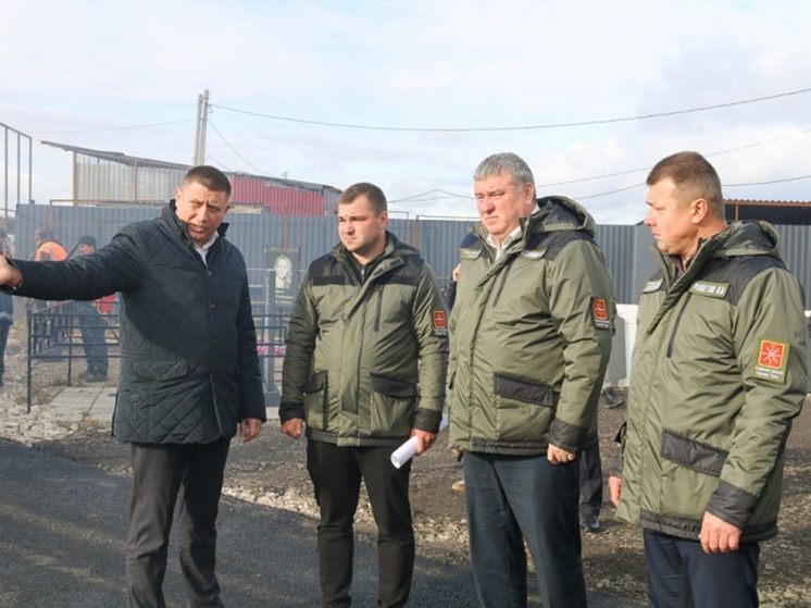 Беспалов  проконтролировал ремонт подъездной дороги к 4-му Городскому кладбищу