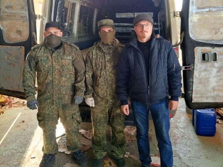 В Энергодаре «Единая Россия» Запорожской области передала строительные материалы для нужд военных