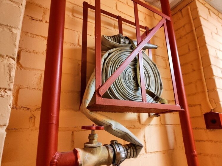 Кадеты МВД посетили пожарную часть МЧС Ленобласти