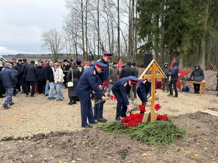 В Волосовском районе перезахоронили 540 узников концлагеря ДУЛАГ-102