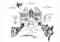 Очередь в Третьяковку, несмотря на неуютную погоду, растянулась почти на километр