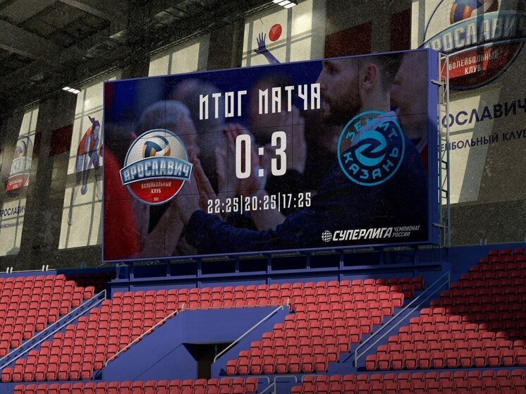 Ярославский волейбольный клуб всухую проиграл чемпиону Суперлиги