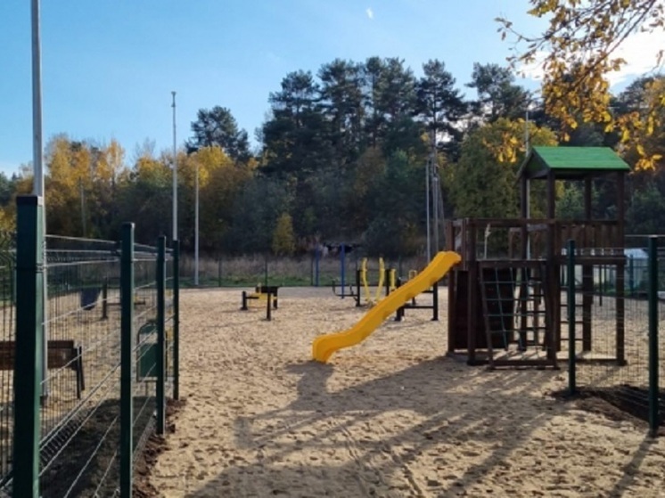 В поселке Ниэмелянхови появилась новая современная игровая зона