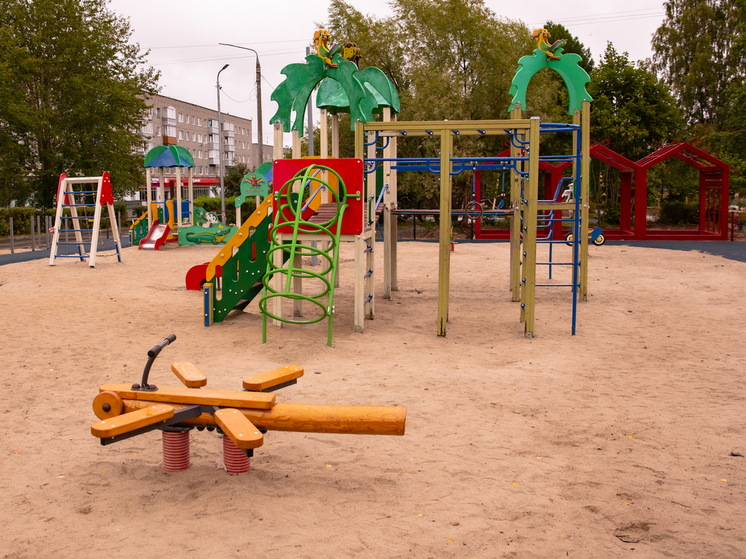 Детские площадки в Кондопожском районе Карелии появятся за счет федеральных средств