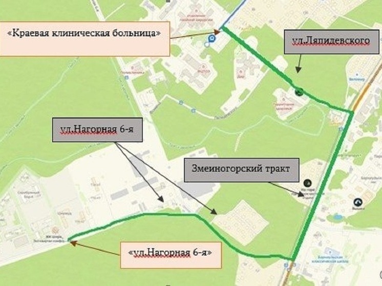 В Барнауле с 1 ноября изменится схема движения автобусов №80