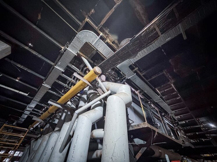 На котельной СВПУ в Пскове активизировались работы по замене уникального котла