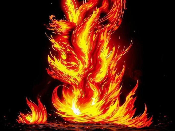 В заброшенном цехе в Каспийске произошел пожар