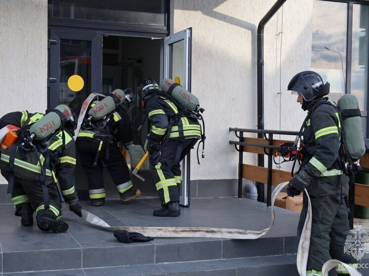 В творческом поселке «Счастливцево» Херсонской области состоялись учения МЧС
