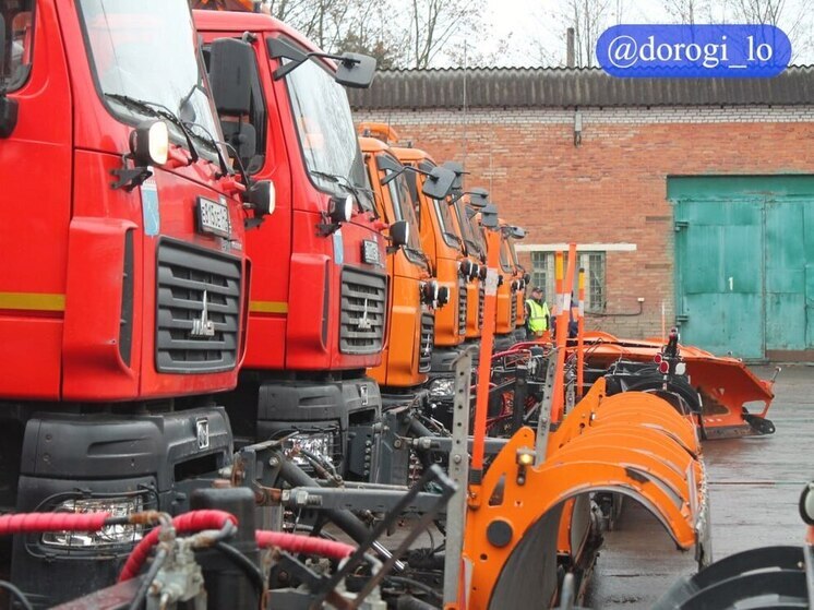 Ленинградские дорожники подготовились к зиме