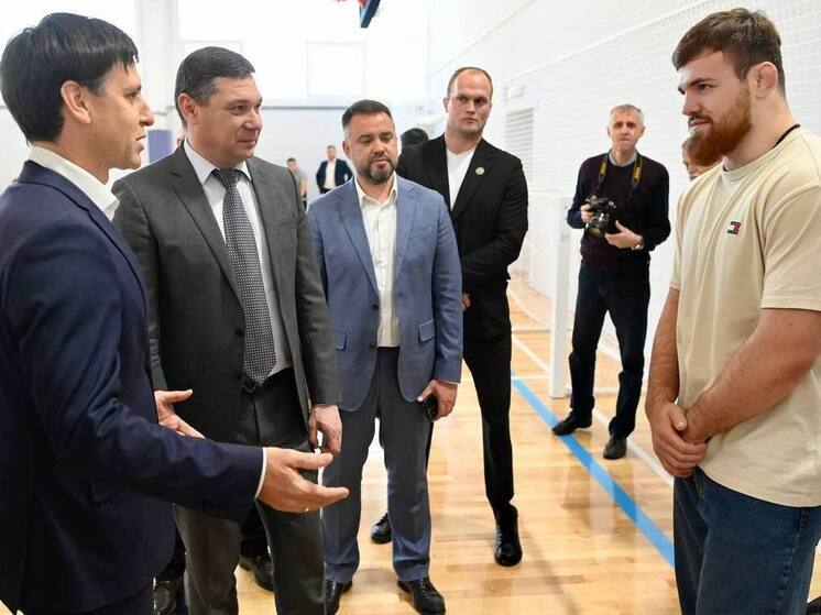 В Тамбове открыли новый игровой корпус для баскетбола и тенниса