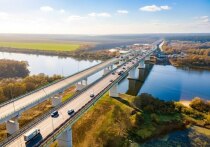 Автомобильный мост имени Подольских курсантов на федеральной трассе М‑2 «Крым» готовят к вводу в эксплуатацию