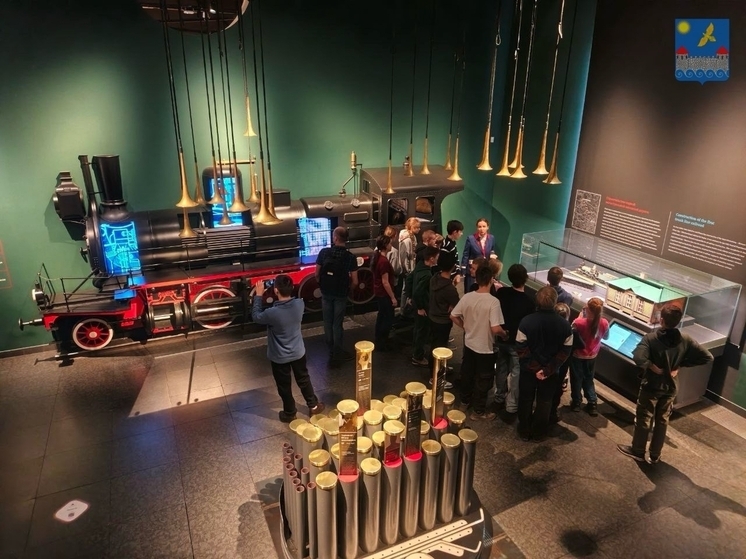 Кингисеппские ребята посетили Музей российских железных дорог