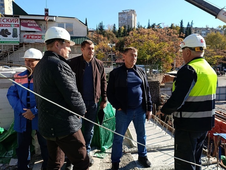 Капитальный ремонт автовокзала в Ялте идёт по графику