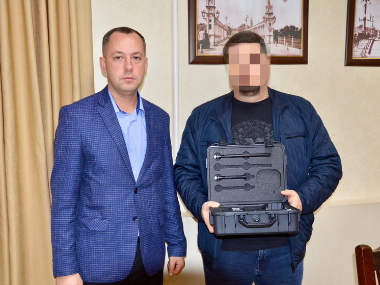 Администрация Орла передала бойцу СВО детектор дронов
