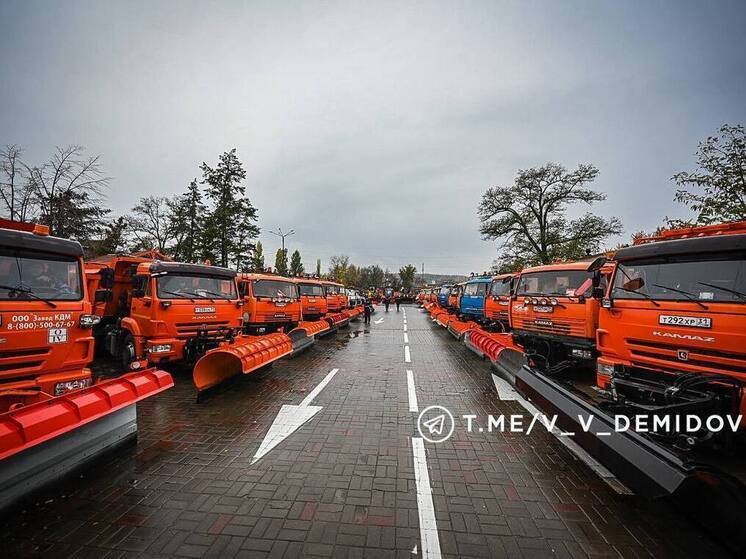В Белгороде коммунальную технику проверили на готовность к зиме