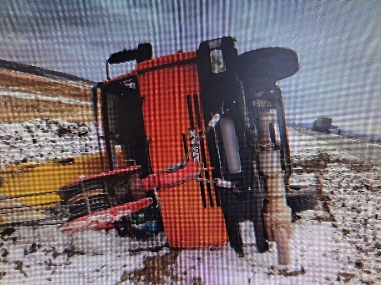 «КАМАЗ» и Volvo столкнулись на трассе в Забайкалье