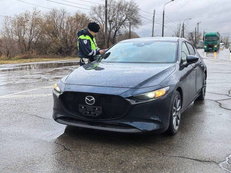 В Иркутске ловили водителей без госномеров