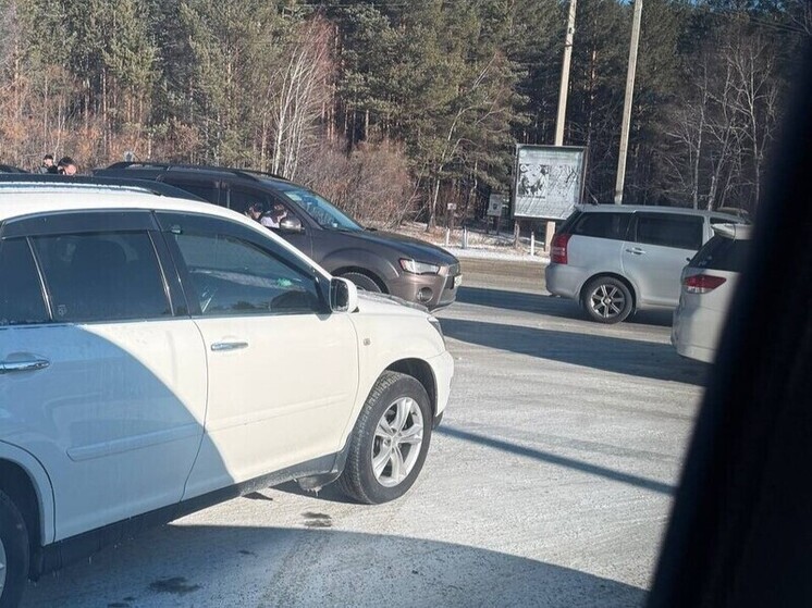 Проезд на выезде из Читы временно закрыли из-за подсыпки дороги