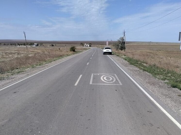 В Крыму отремонтировали участок дороги «Таврида» – Заветное