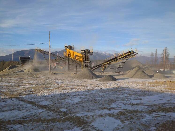 В Бурятии создали замкнутый цикл дорожного строительства на севере республики