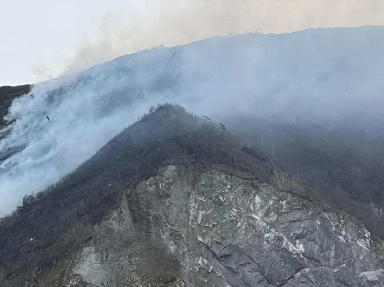 Пожар на острове Недоразумения под Магаданом ликвидирован