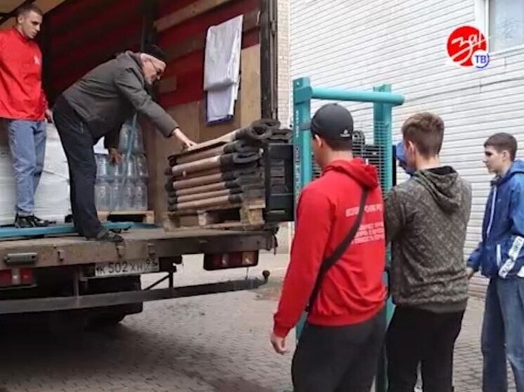 В Запорожскую область доставлена гуманитарная помощь из Краснодарского края