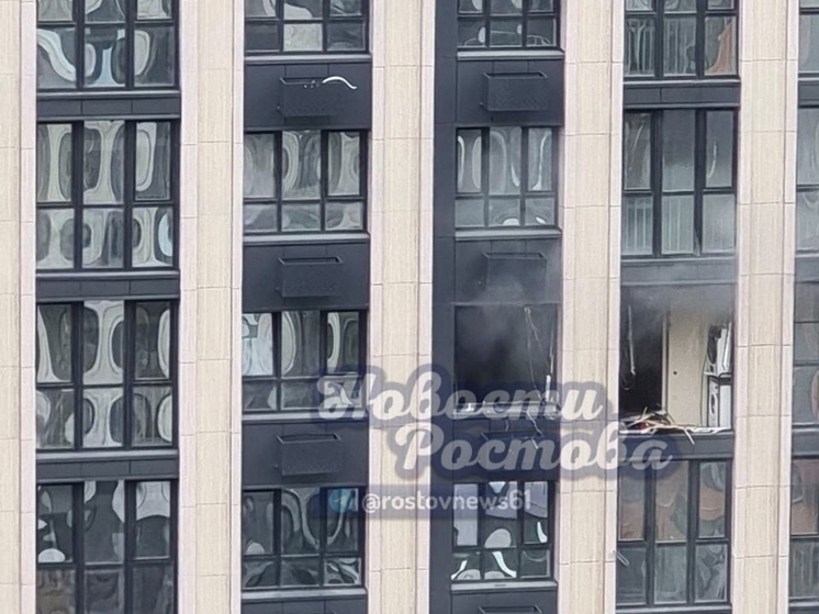 Взрыв и пожар произошли в квартире многоэтажки на левом берегу в Ростове