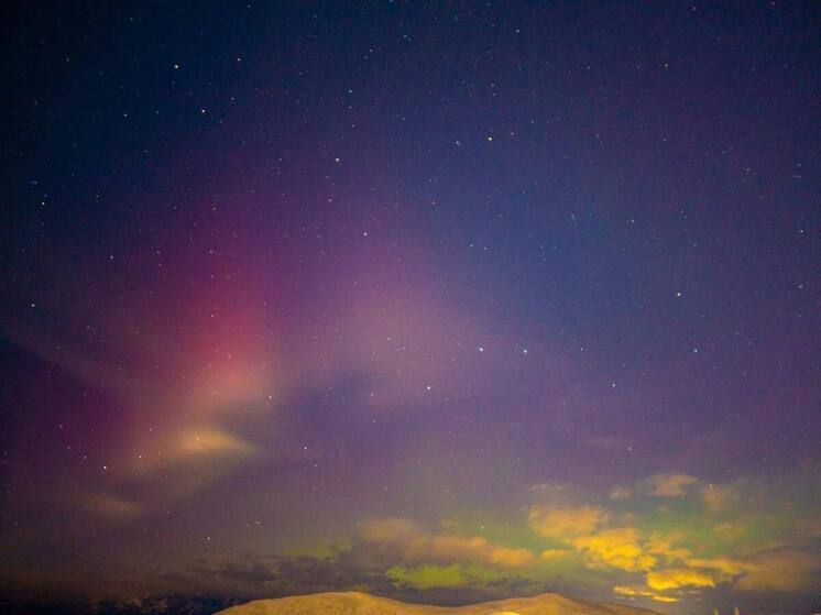 Северное сияние сфотографировали в Каларском округе Забайкалья