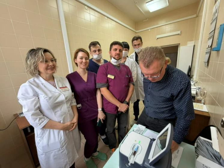 Рязанский кардиодиспансер оснастили новым газоанализатором крови