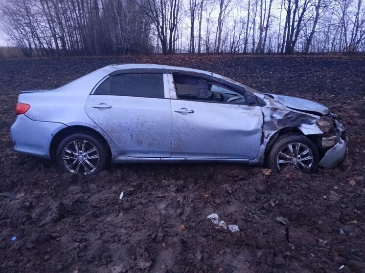 Роковая Toyota: на трассе под Тамбовом иномарка улетела в кювет