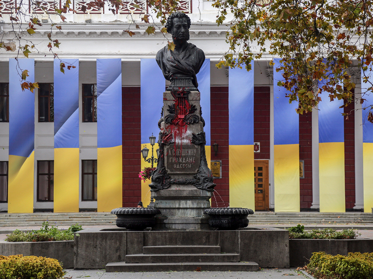 Недавнее возведение вокруг исторического памятника Пушкину в Одессе фанерного «короба» обрастает все новыми реакциями в социальных сетях