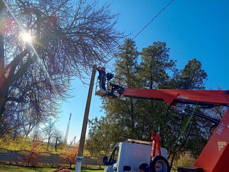 В селе Красный Перекоп Херсонской области восстанавливают уличное освещение