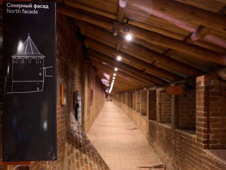 Первая экскурсия по освещенной кремлевской стене прошла в Нижнем