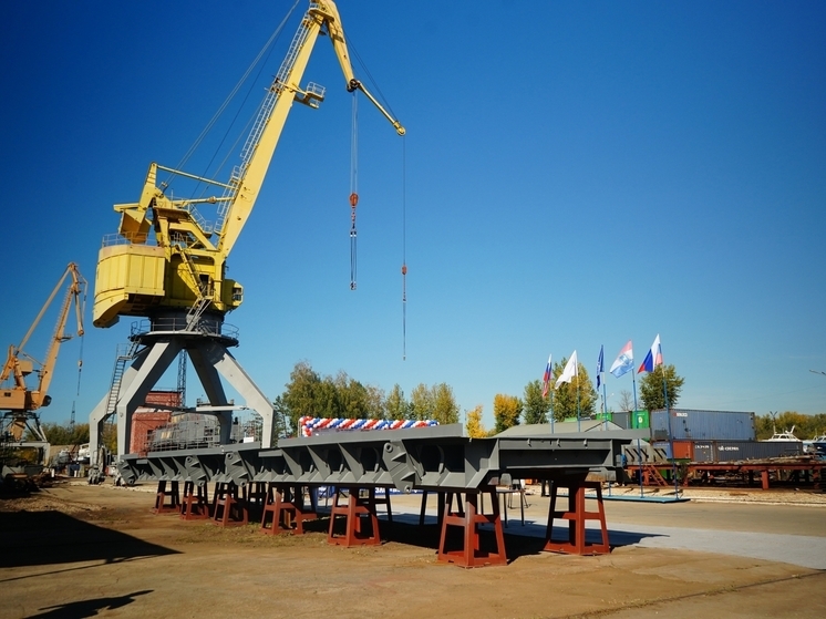 В Самаре завершилось формирование основного корпуса катамарана на 300 пассажиров