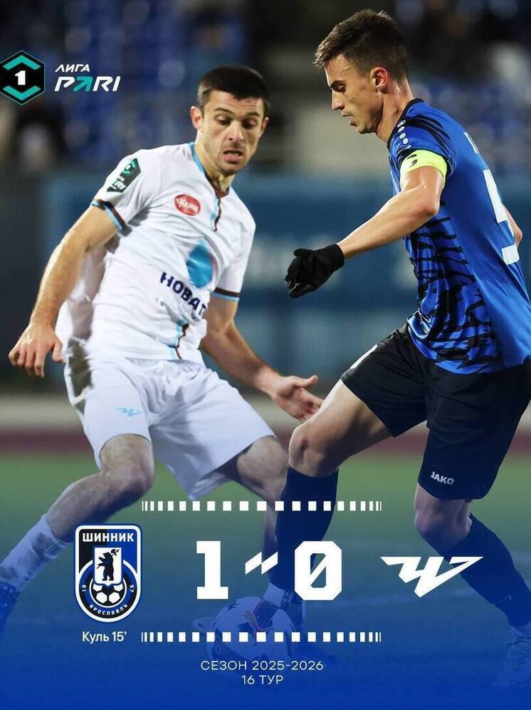 «Шинник» выиграл домашний матч с минимальным преимуществом