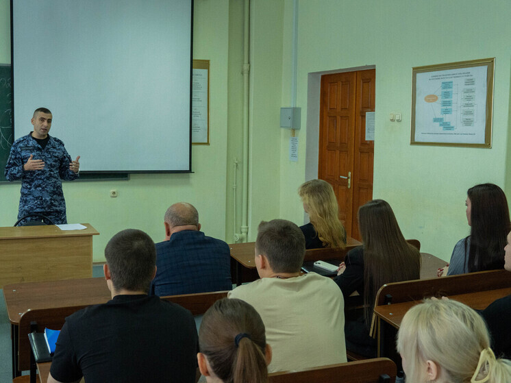 Росгвардия проводит встречи с будущими юристами в пензенском вузе