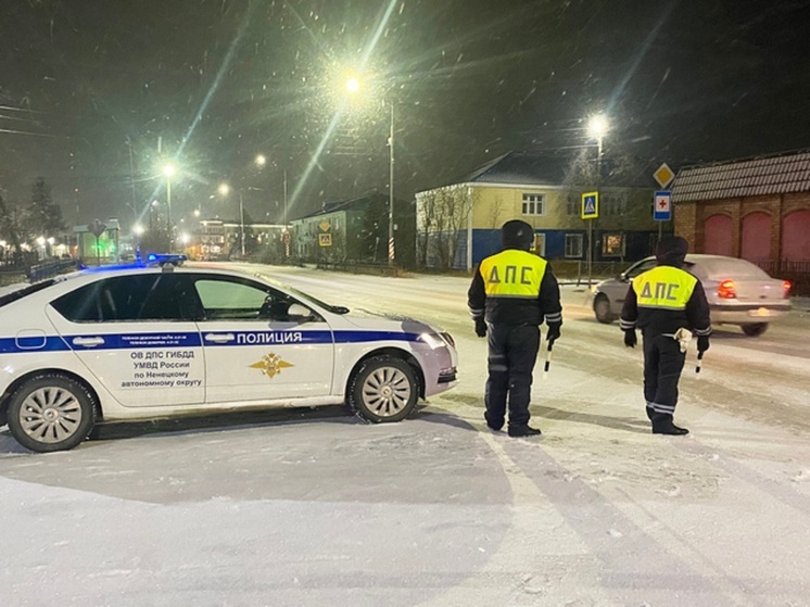 Детям в НАО вручали световозвращающие значки и браслеты