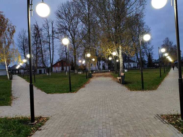 В Тверской области завершили второй этап ремонта в парке