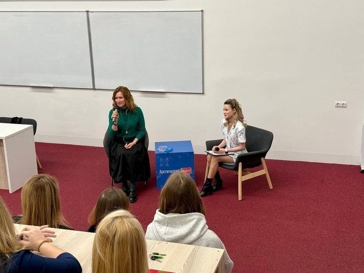 Олимпийская чемпионка встретилась с молодежью Мурманска