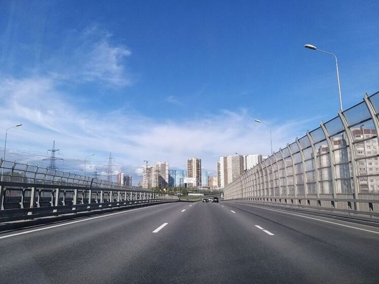 В Петербурге на одну ночь закроют съезд с КАД на Кронштадтском шоссе