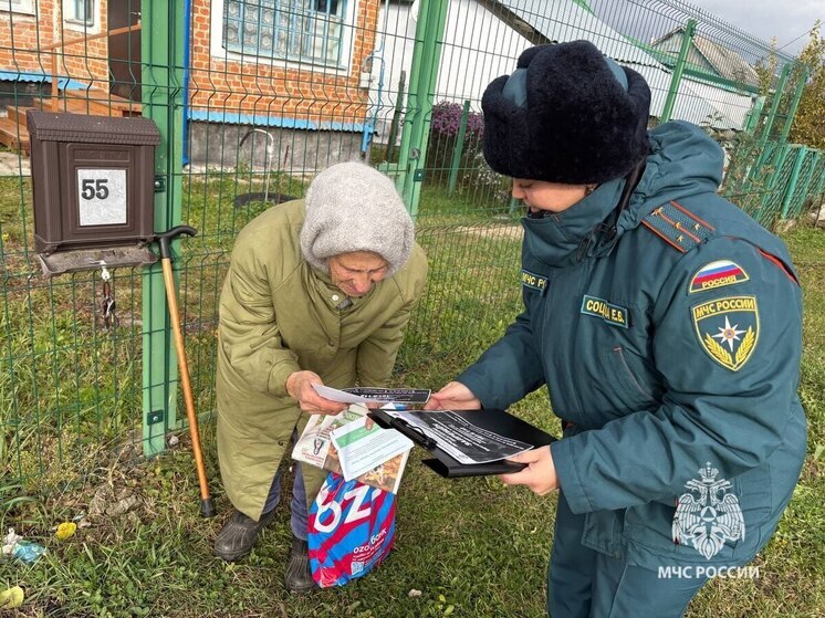 Более 1400 домов туляков обошли спасатели с целью профилактики