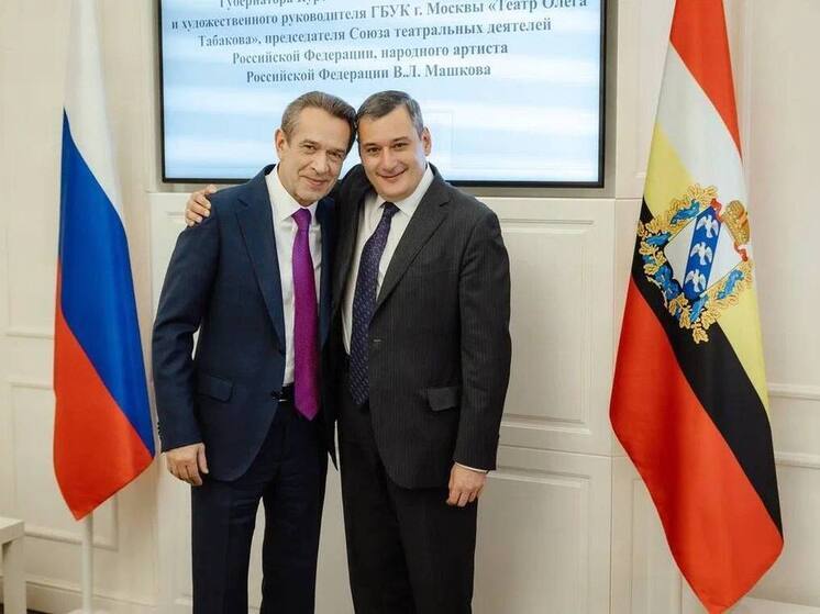 Владимир Машков прибыл на гастроли в Курск