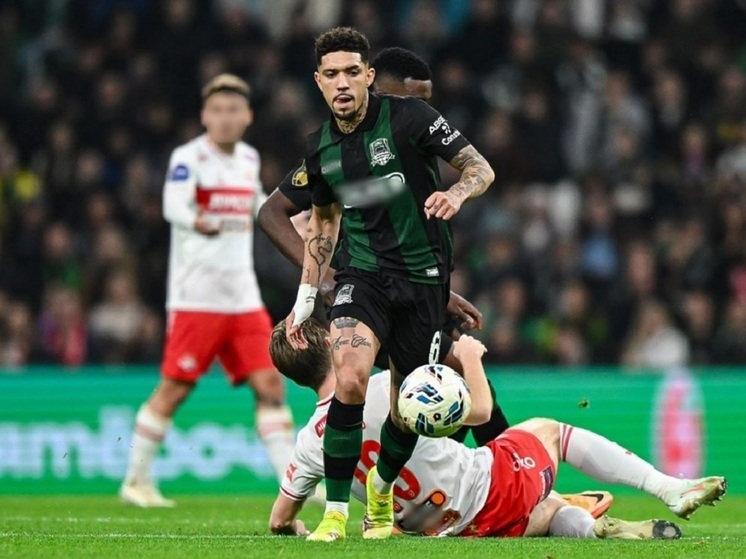 El Krasnodar venció al Spartak en un polémico partido de la RPL.