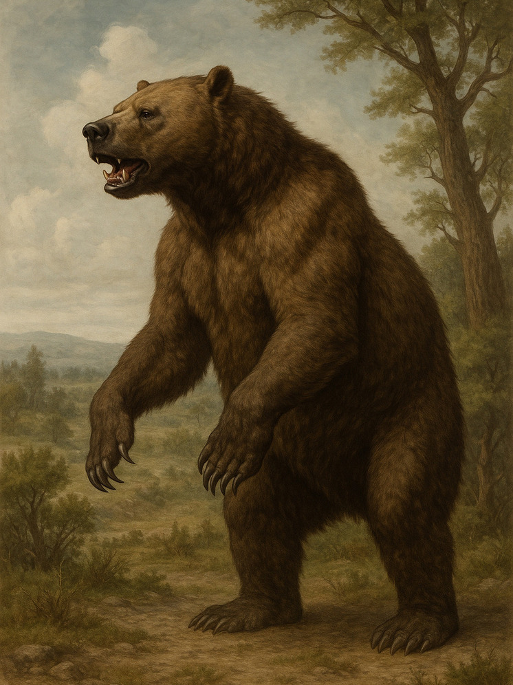 В РФ открыт новый вид доисторического медведя, весившего 700 кг и жившего 6 млн лет назад