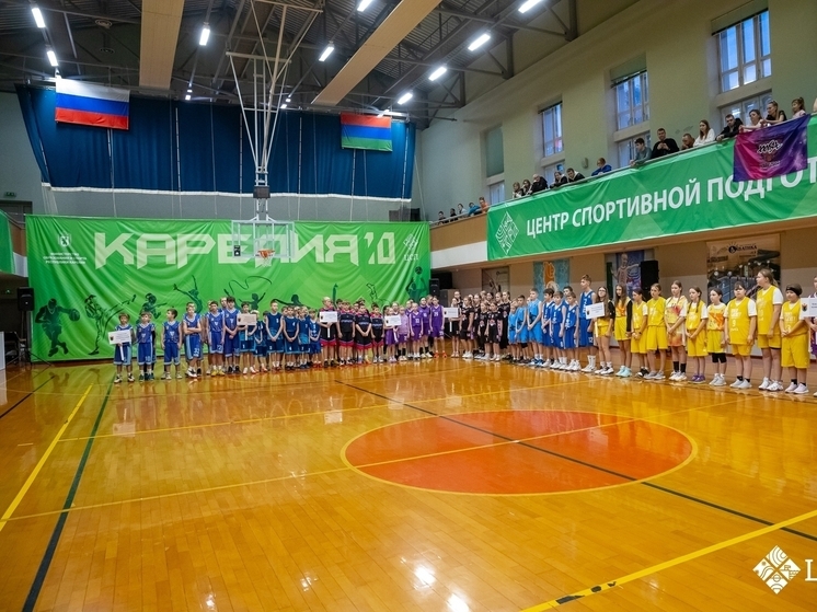 В Петрозаводске проходит фестиваль мини-баскетбола
