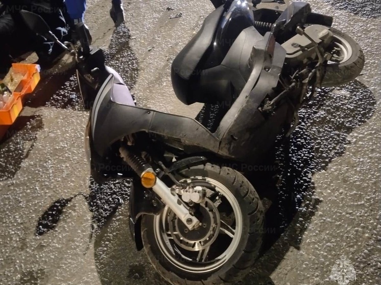 Под Боровском разбился мотоциклист