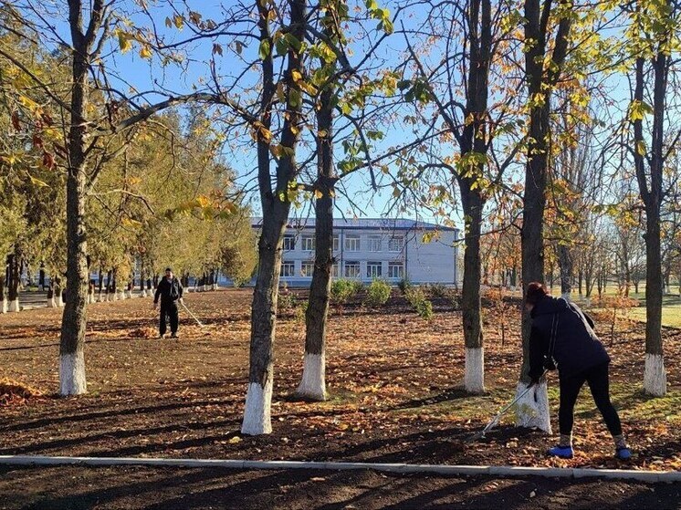 В Нижнесерогозском округе привели в порядок «Парк Победы»
