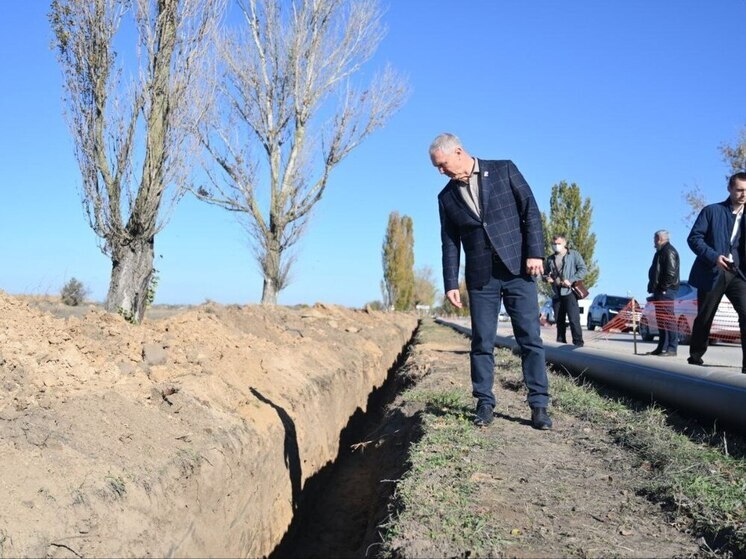 Сальдо: новые водопроводные сети в Скадовске планируют закончить 1 декабря