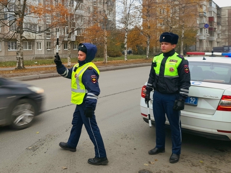 Рейд по выявлению пьяных водителей проводится в Петрозаводске